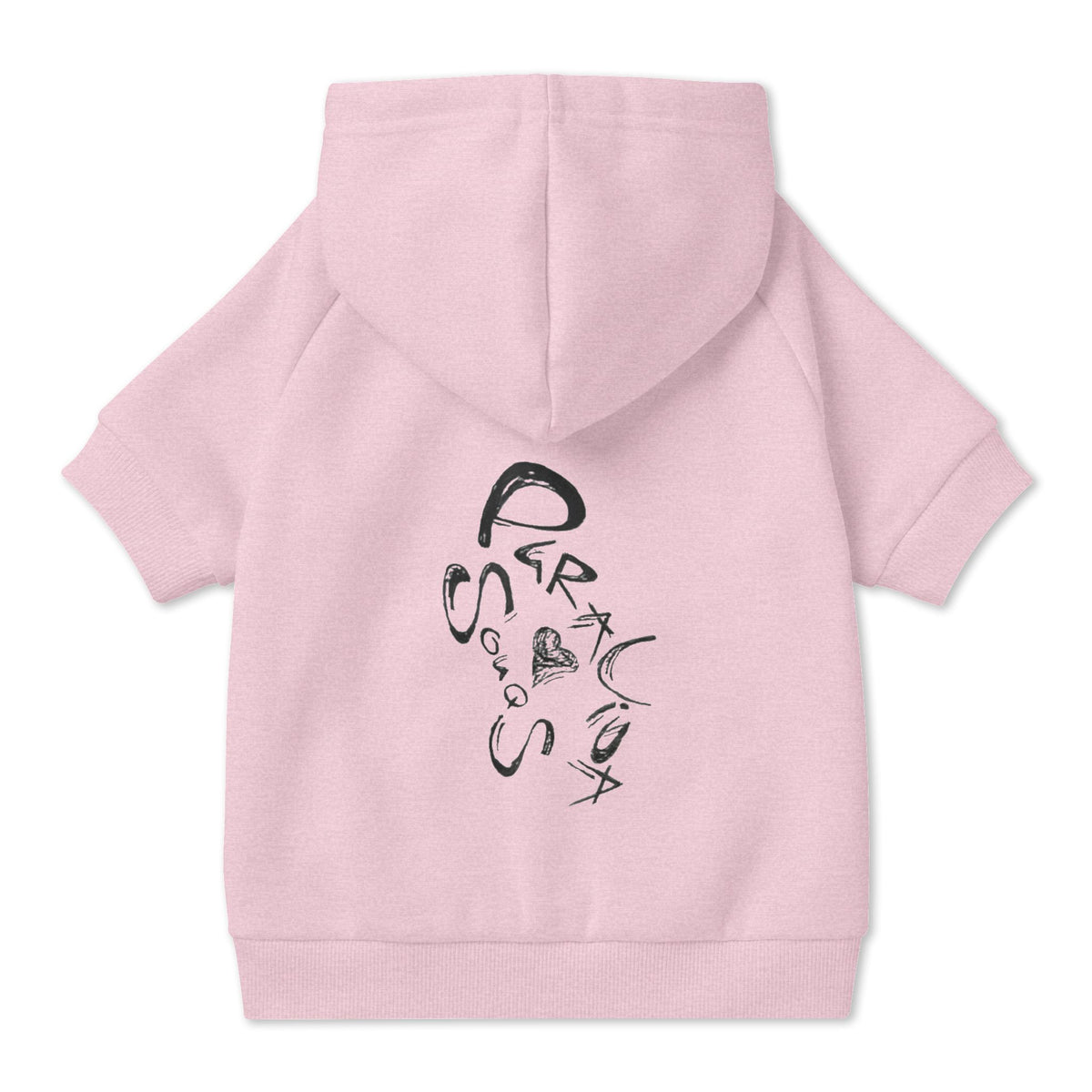 Pura Vida Souqs Dog Hoodie – Cute Pet Sweatshirt with Collar Hole & Original Hand-Drawn Art