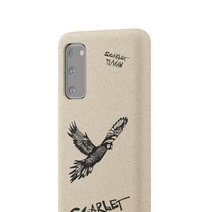 Scarlet Macaw Phone Case – Original Hand-Drawn Costa Rica Wildlife Art for iPhone & Samsung Galaxy
