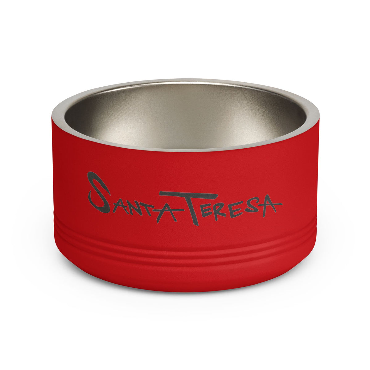 Santa Teresa Pet Bowl – Dog & Cat Food Bowl with Original Hand-Drawn Lettering