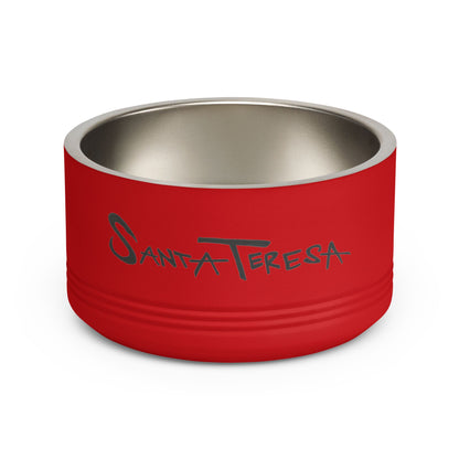 Santa Teresa Pet Bowl – Dog & Cat Food Bowl with Original Hand-Drawn Lettering