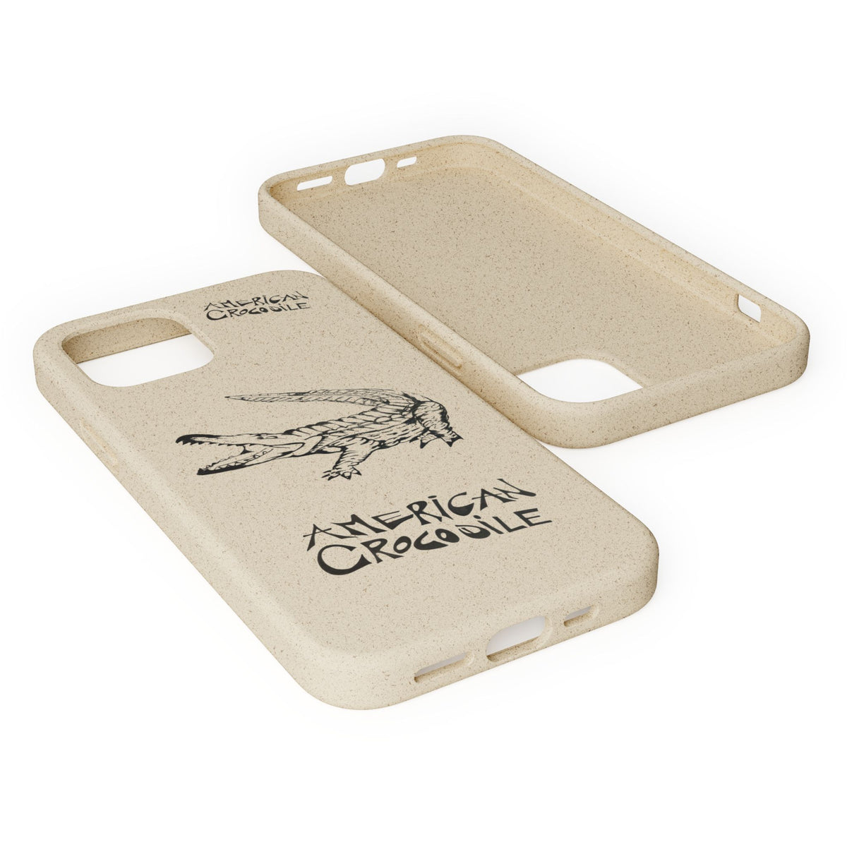 American Crocodile Phone Case – Original Hand-Drawn Costa Rica Wildlife Art for iPhone & Samsung Galaxy
