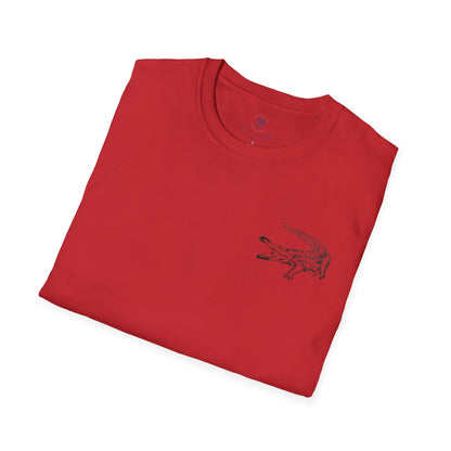 American Crocodile T-Shirt – Hand-Drawn Wildlife Art | Costa Rica