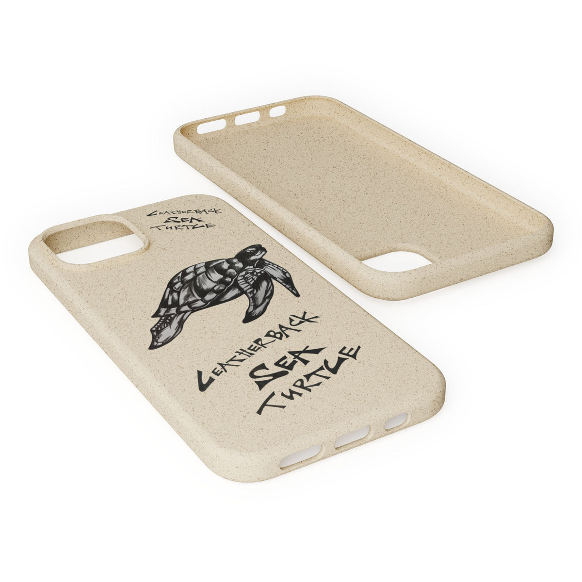 Leatherback Sea Turtle Phone Case – Original Hand-Drawn Costa Rica Wildlife Art for iPhone & Samsung Galaxy
