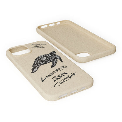 Leatherback Sea Turtle Phone Case – Original Hand-Drawn Costa Rica Wildlife Art for iPhone & Samsung Galaxy