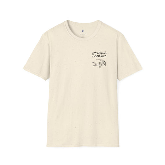 American Crocodile T-Shirt – Hand-Drawn Wildlife Art | Costa Rica