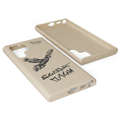 Scarlet Macaw Phone Case – Original Hand-Drawn Costa Rica Wildlife Art for iPhone & Samsung Galaxy