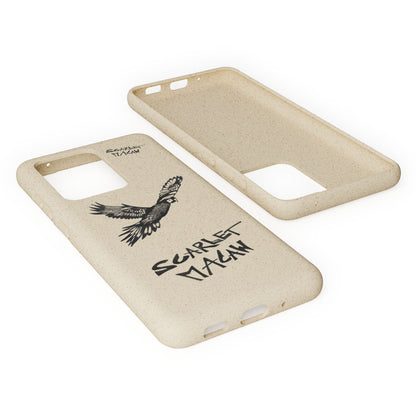 Scarlet Macaw Phone Case – Original Hand-Drawn Costa Rica Wildlife Art for iPhone & Samsung Galaxy
