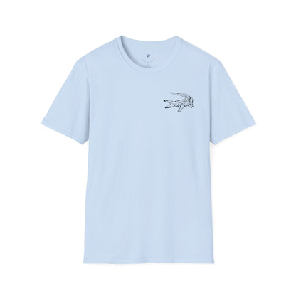 American Crocodile T-Shirt – Hand-Drawn Wildlife Art | Costa Rica