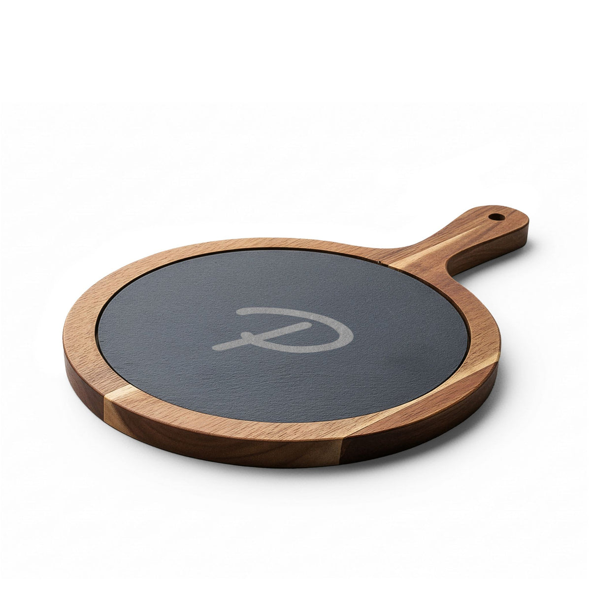 Pura Vida Souqs Acacia Wood & Slate Charcuterie Board – Cheese Serving Set