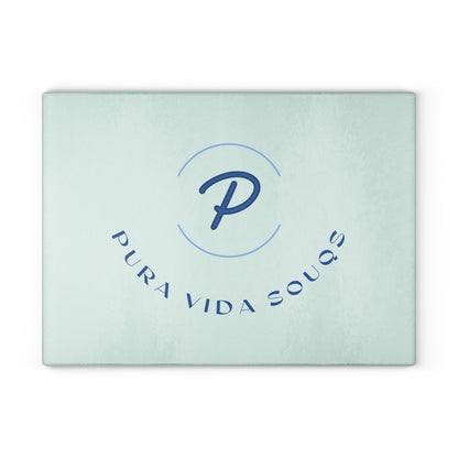 Pura Vida Souqs Glass Cutting Board – Minimalist Kitchen Decor