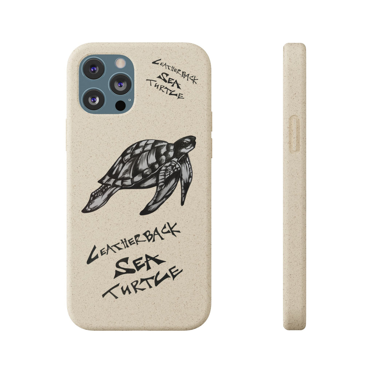 Leatherback Sea Turtle Phone Case – Original Hand-Drawn Costa Rica Wildlife Art for iPhone & Samsung Galaxy
