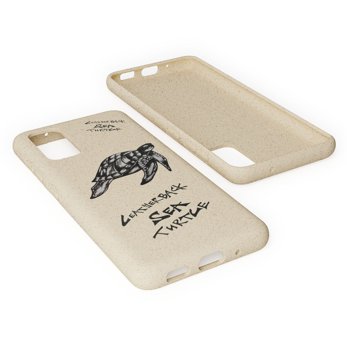 Leatherback Sea Turtle Phone Case – Original Hand-Drawn Costa Rica Wildlife Art for iPhone & Samsung Galaxy