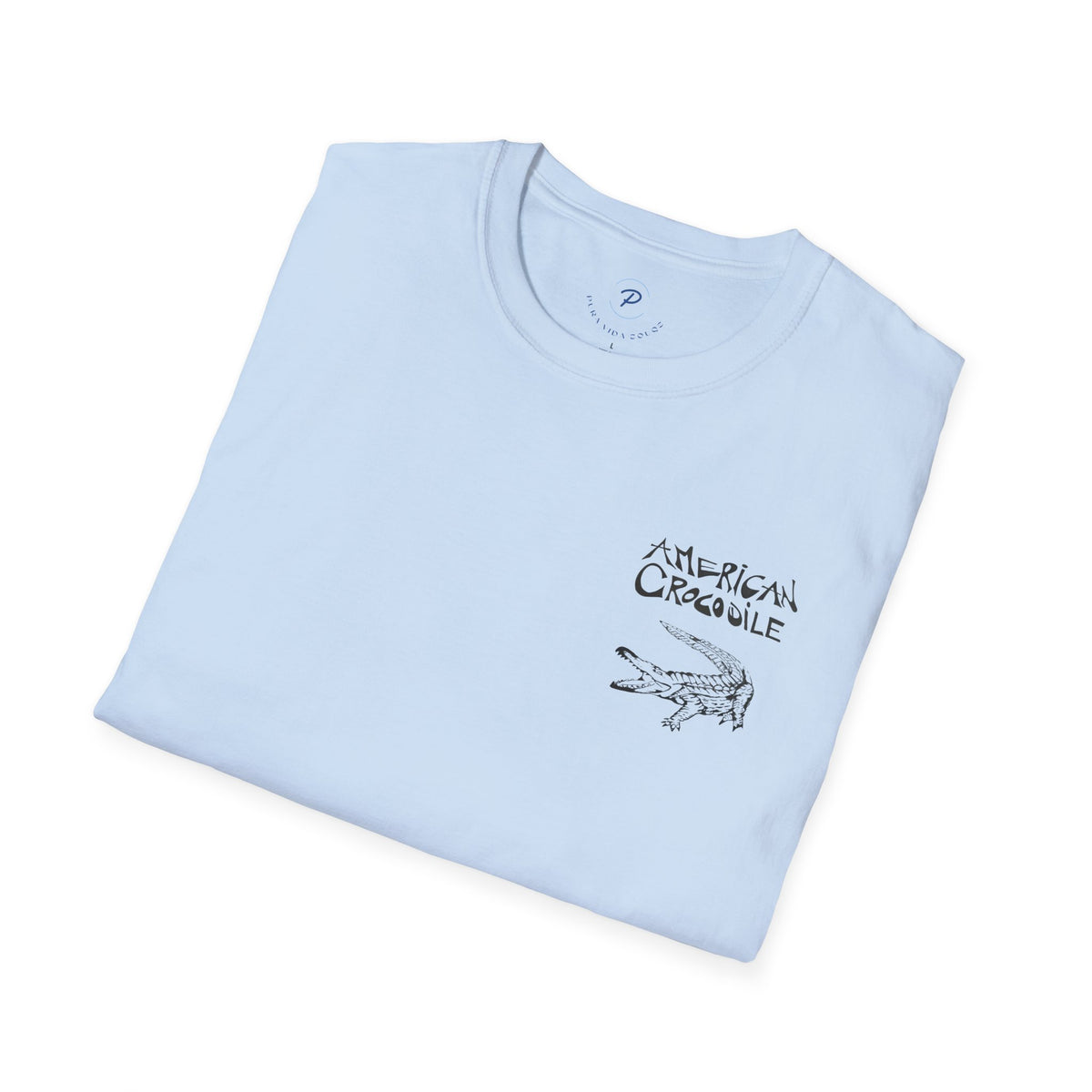 American Crocodile T-Shirt – Hand-Drawn Wildlife Art | Costa Rica