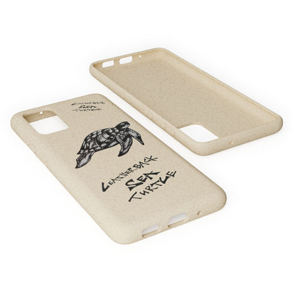 Leatherback Sea Turtle Phone Case – Original Hand-Drawn Costa Rica Wildlife Art for iPhone & Samsung Galaxy