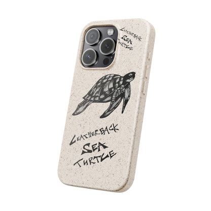 Leatherback Sea Turtle Phone Case – Original Hand-Drawn Costa Rica Wildlife Art for iPhone & Samsung Galaxy
