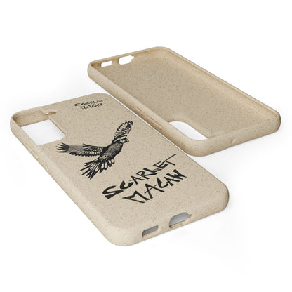 Scarlet Macaw Phone Case – Original Hand-Drawn Costa Rica Wildlife Art for iPhone & Samsung Galaxy
