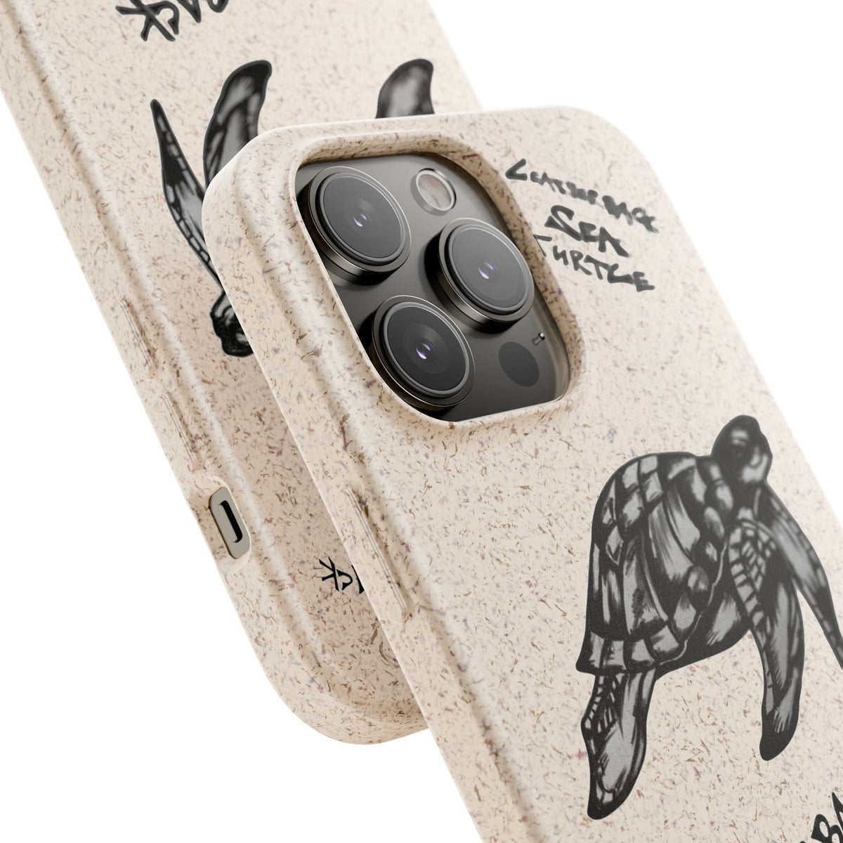 Leatherback Sea Turtle Phone Case – Original Hand-Drawn Costa Rica Wildlife Art for iPhone & Samsung Galaxy