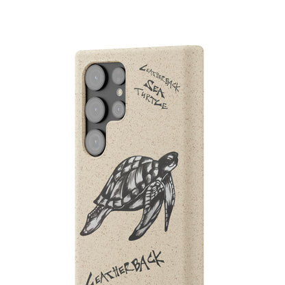 Leatherback Sea Turtle Phone Case – Original Hand-Drawn Costa Rica Wildlife Art for iPhone & Samsung Galaxy