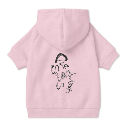 Pura Vida Souqs Dog Hoodie – Cute Pet Sweatshirt with Collar Hole & Original Hand-Drawn Art