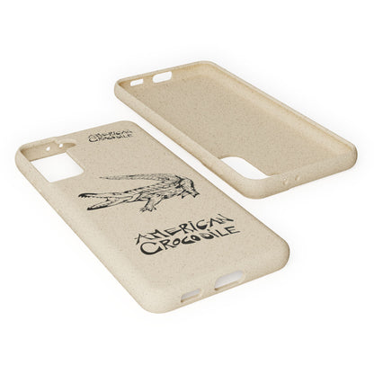 American Crocodile Phone Case – Original Hand-Drawn Costa Rica Wildlife Art for iPhone & Samsung Galaxy