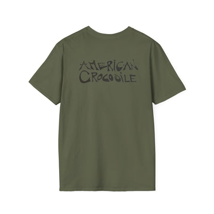 American Crocodile T-Shirt – Hand-Drawn Wildlife Art | Costa Rica
