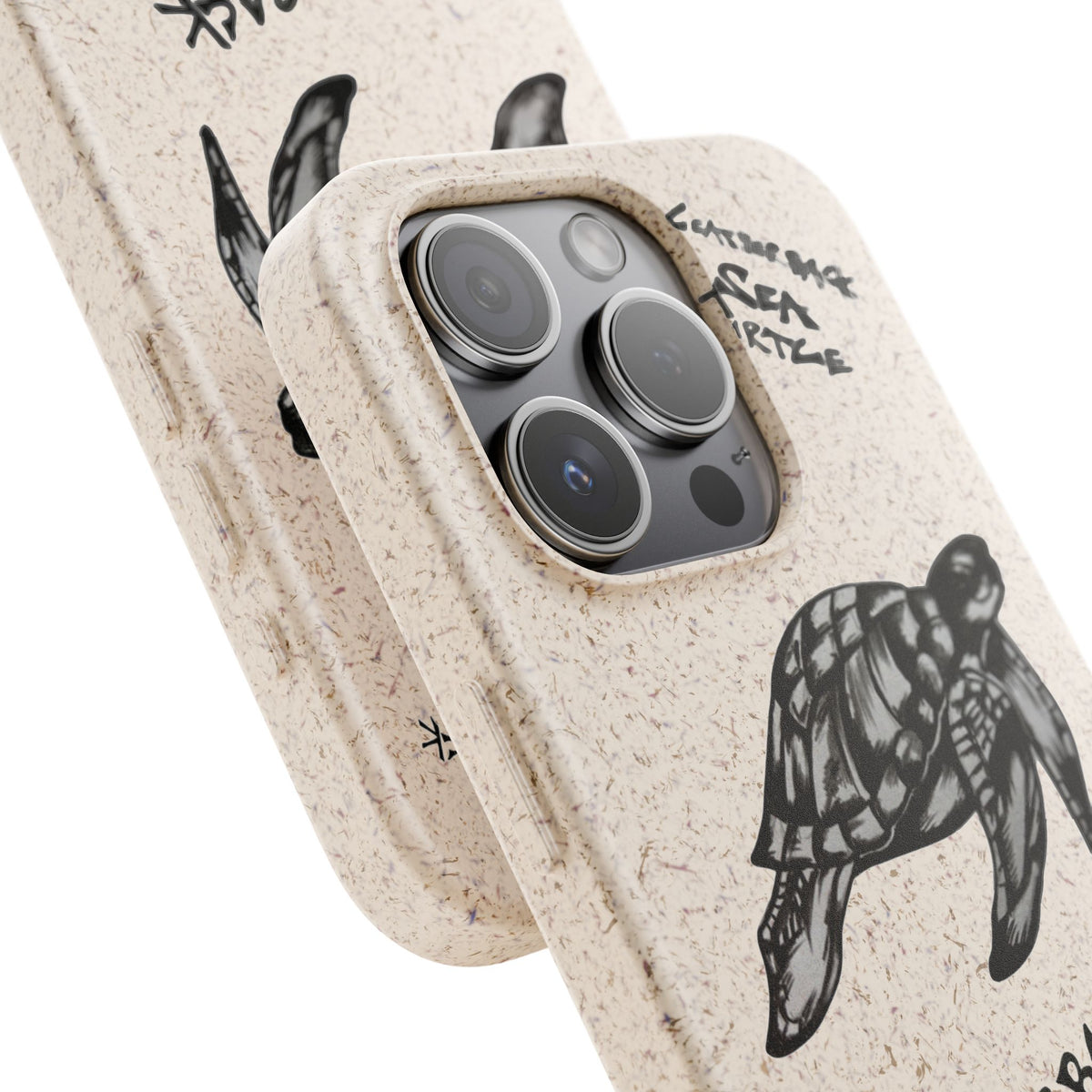 Leatherback Sea Turtle Phone Case – Original Hand-Drawn Costa Rica Wildlife Art for iPhone & Samsung Galaxy