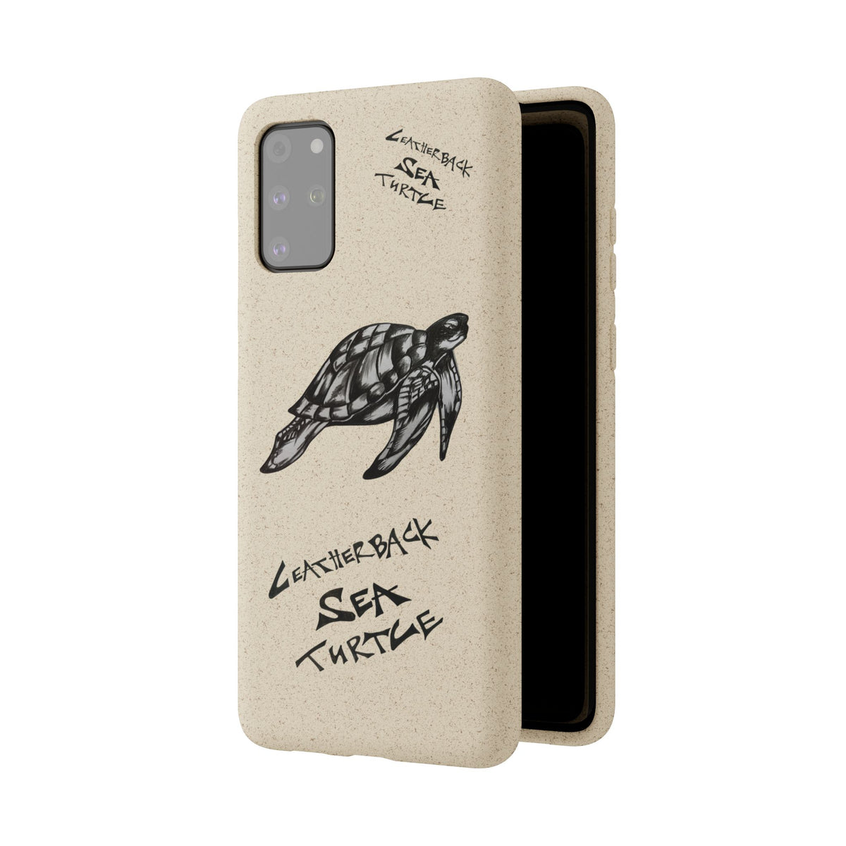 Leatherback Sea Turtle Phone Case – Original Hand-Drawn Costa Rica Wildlife Art for iPhone & Samsung Galaxy