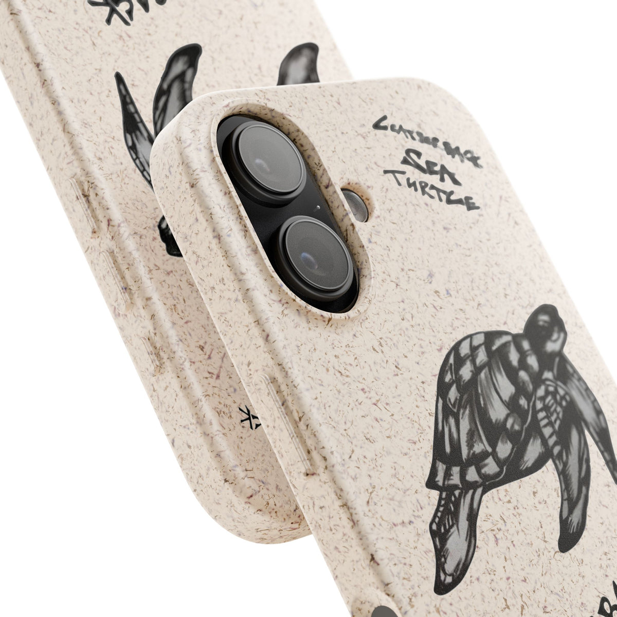 Leatherback Sea Turtle Phone Case – Original Hand-Drawn Costa Rica Wildlife Art for iPhone & Samsung Galaxy