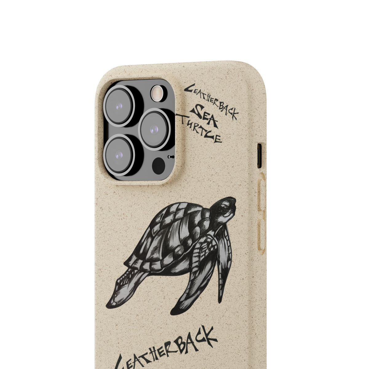 Leatherback Sea Turtle Phone Case – Original Hand-Drawn Costa Rica Wildlife Art for iPhone & Samsung Galaxy