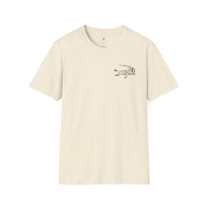 American Crocodile T-Shirt – Hand-Drawn Wildlife Art | Costa Rica