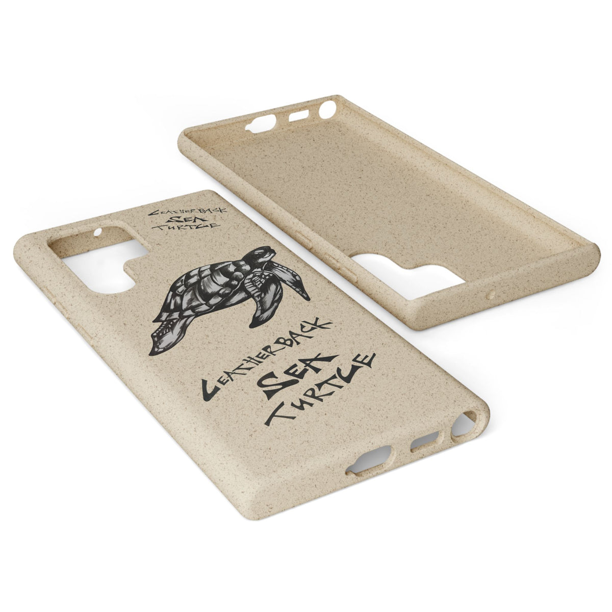 Leatherback Sea Turtle Phone Case – Original Hand-Drawn Costa Rica Wildlife Art for iPhone & Samsung Galaxy