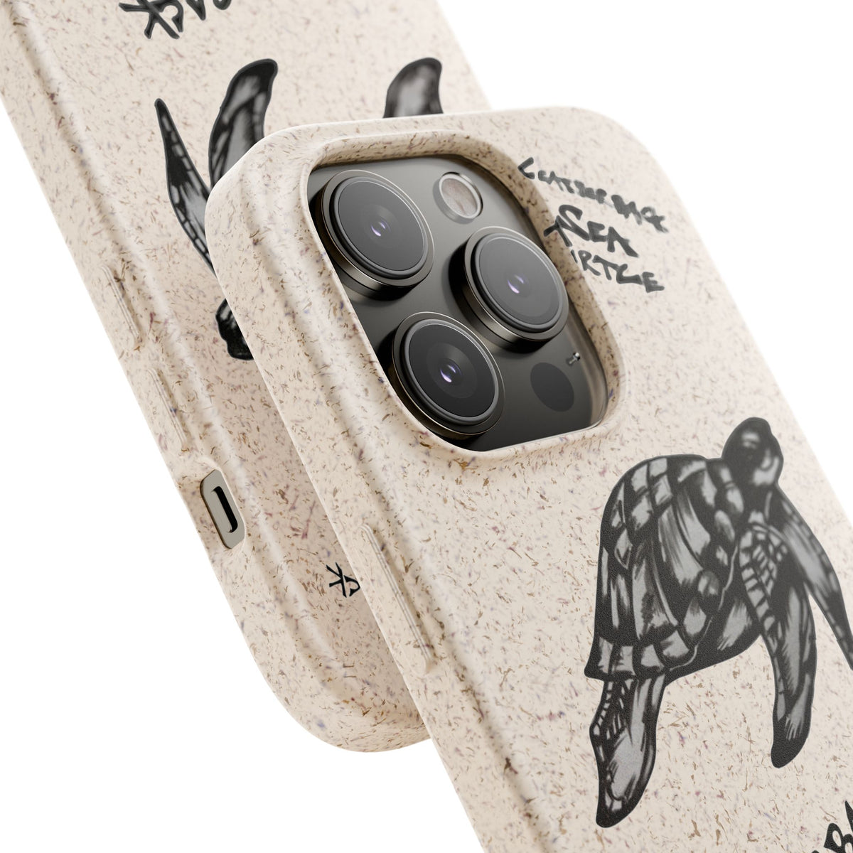 Leatherback Sea Turtle Phone Case – Original Hand-Drawn Costa Rica Wildlife Art for iPhone & Samsung Galaxy