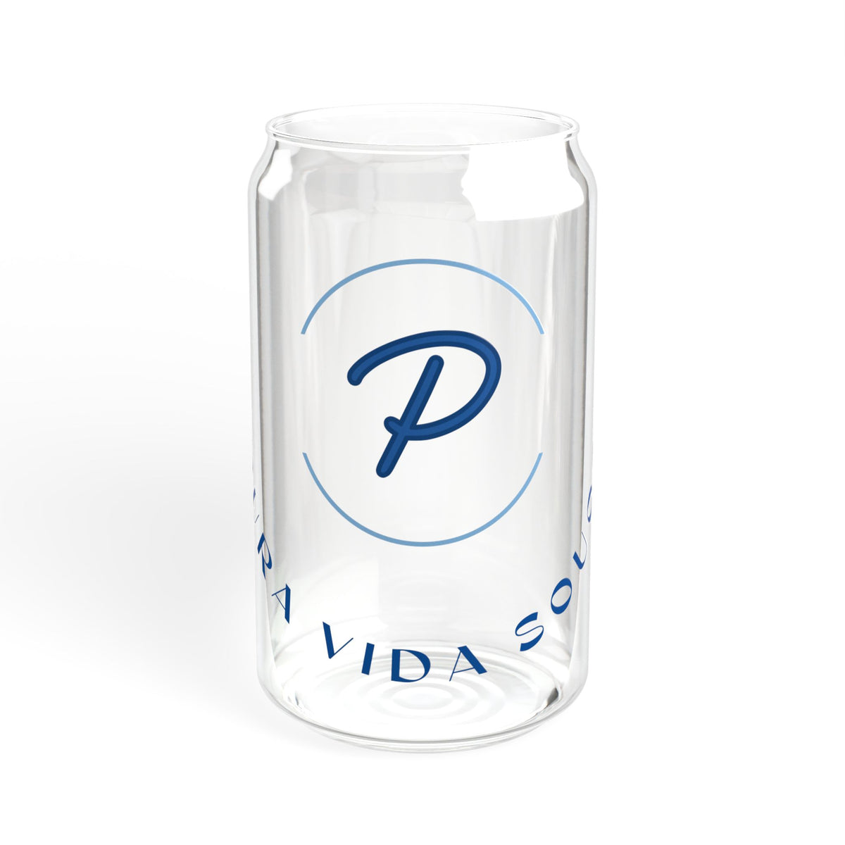 Pura Vida Souqs Sipper Glass – Reusable Drinking Glass with Bamboo Lid & Straw