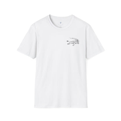 American Crocodile T-Shirt – Hand-Drawn Wildlife Art | Costa Rica