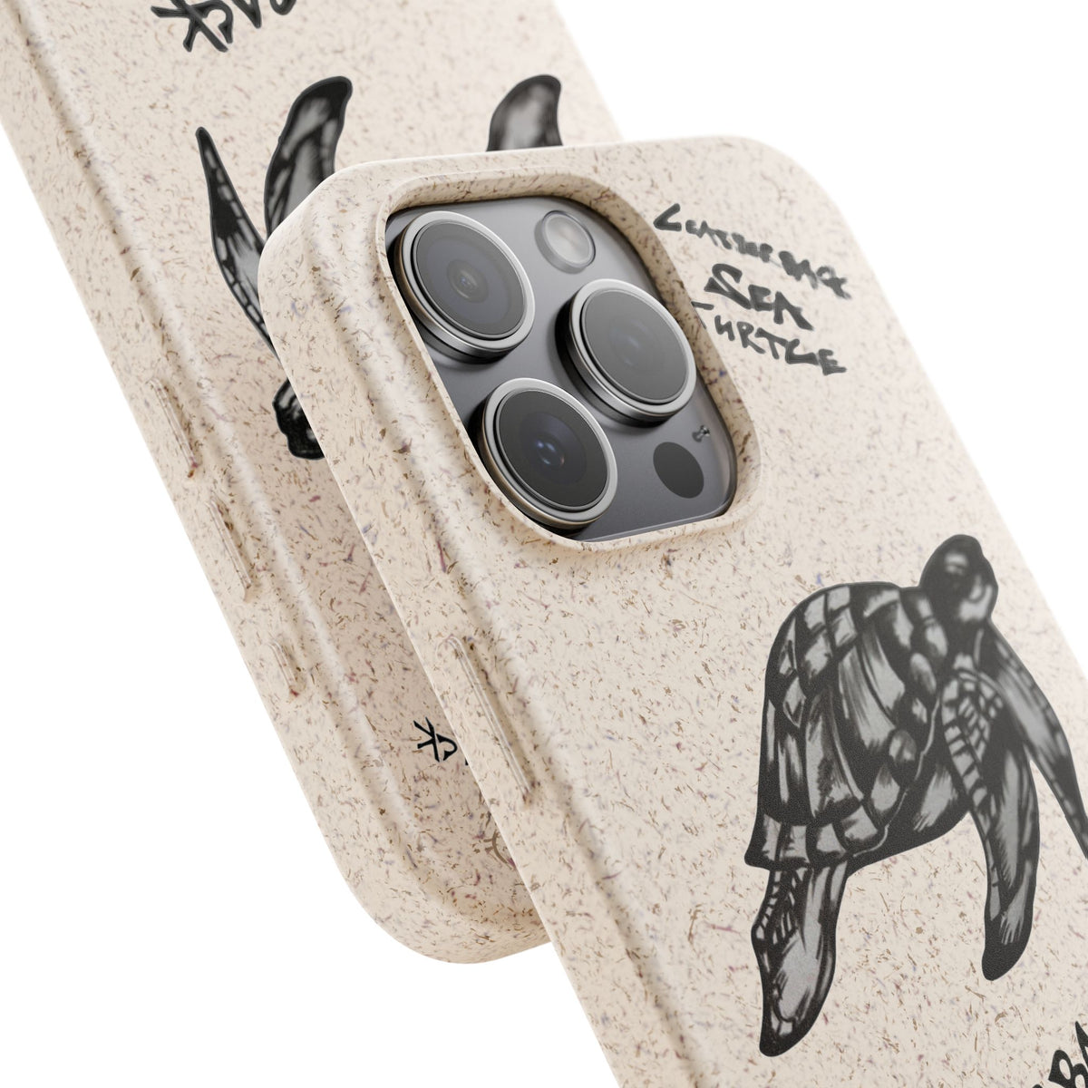 Leatherback Sea Turtle Phone Case – Original Hand-Drawn Costa Rica Wildlife Art for iPhone & Samsung Galaxy