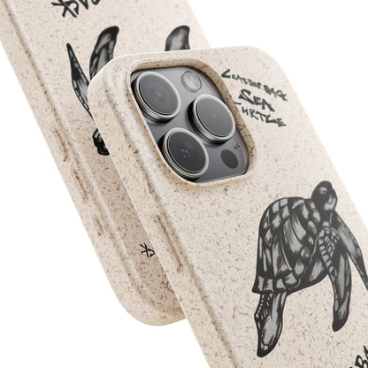 Leatherback Sea Turtle Phone Case – Original Hand-Drawn Costa Rica Wildlife Art for iPhone & Samsung Galaxy