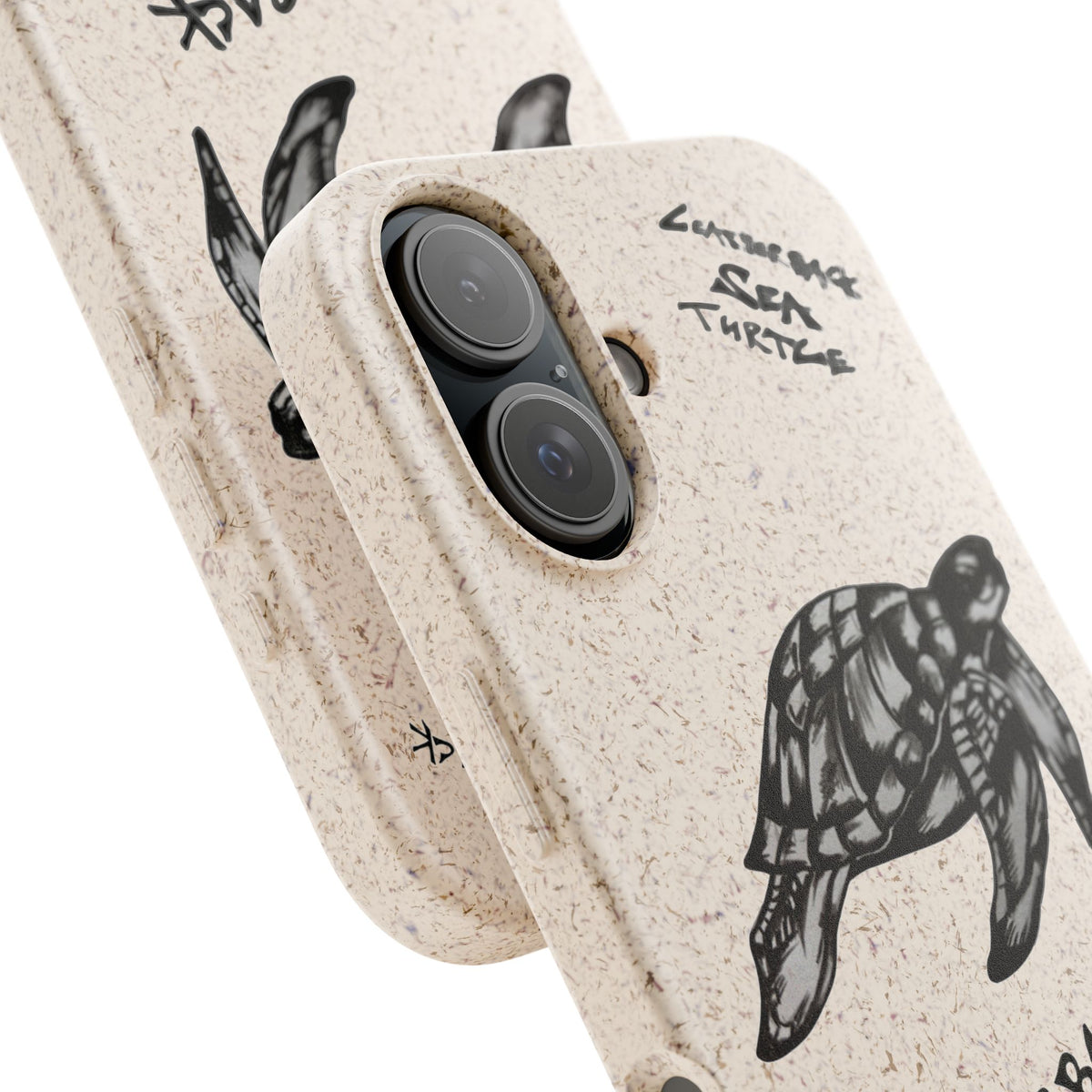 Leatherback Sea Turtle Phone Case – Original Hand-Drawn Costa Rica Wildlife Art for iPhone & Samsung Galaxy