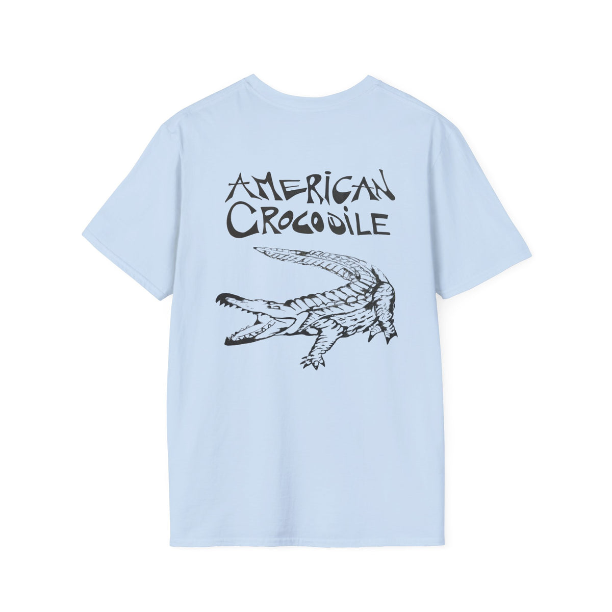 American Crocodile T-Shirt – Hand-Drawn Wildlife Art | Costa Rica