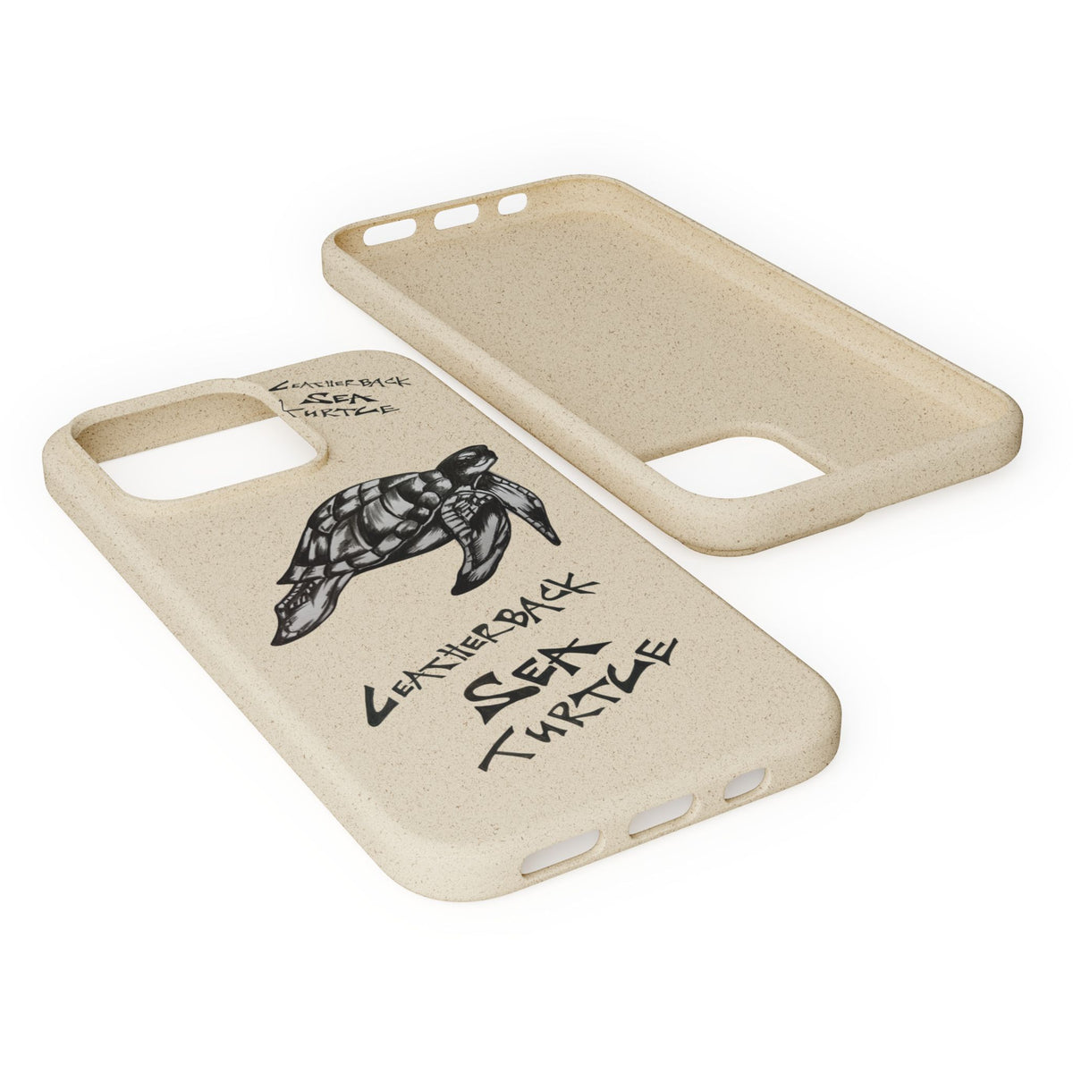Leatherback Sea Turtle Phone Case – Original Hand-Drawn Costa Rica Wildlife Art for iPhone & Samsung Galaxy