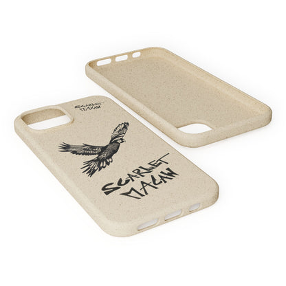 Scarlet Macaw Phone Case – Original Hand-Drawn Costa Rica Wildlife Art for iPhone & Samsung Galaxy