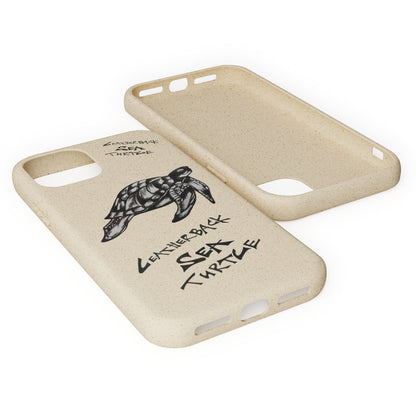 Leatherback Sea Turtle Phone Case – Original Hand-Drawn Costa Rica Wildlife Art for iPhone & Samsung Galaxy