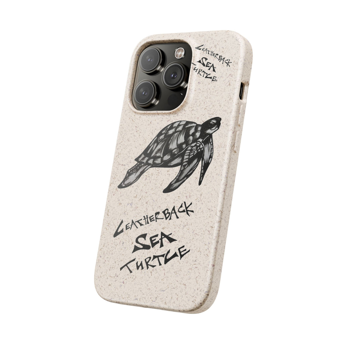 Leatherback Sea Turtle Phone Case – Original Hand-Drawn Costa Rica Wildlife Art for iPhone & Samsung Galaxy