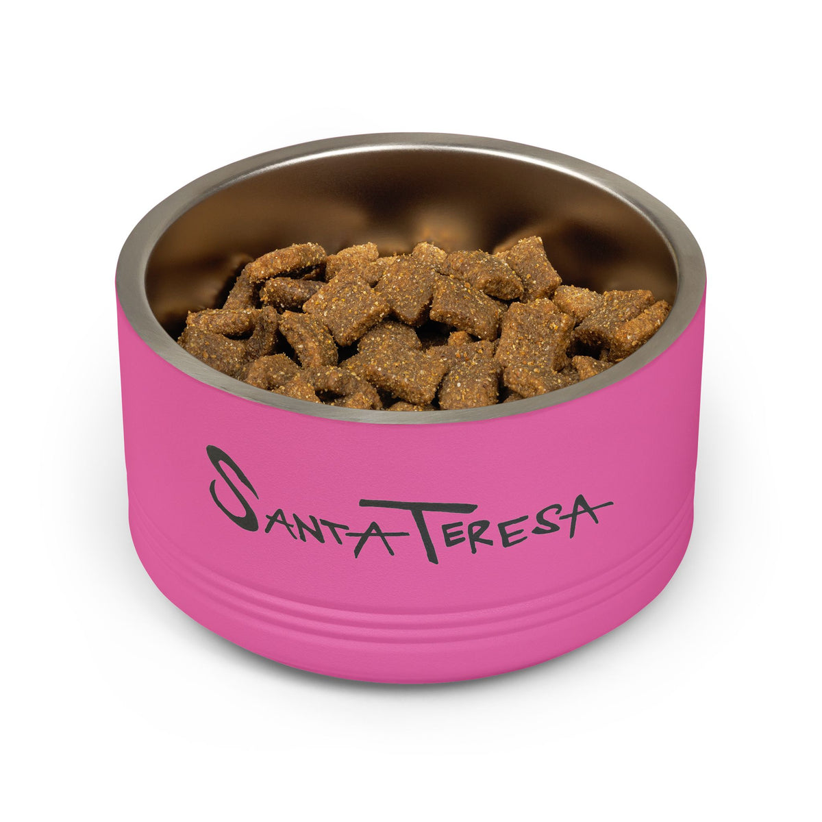 Santa Teresa Pet Bowl – Dog & Cat Food Bowl with Original Hand-Drawn Lettering