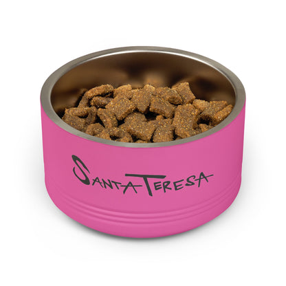 Santa Teresa Pet Bowl – Dog & Cat Food Bowl with Original Hand-Drawn Lettering