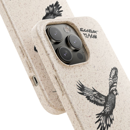 Scarlet Macaw Phone Case – Original Hand-Drawn Costa Rica Wildlife Art for iPhone & Samsung Galaxy