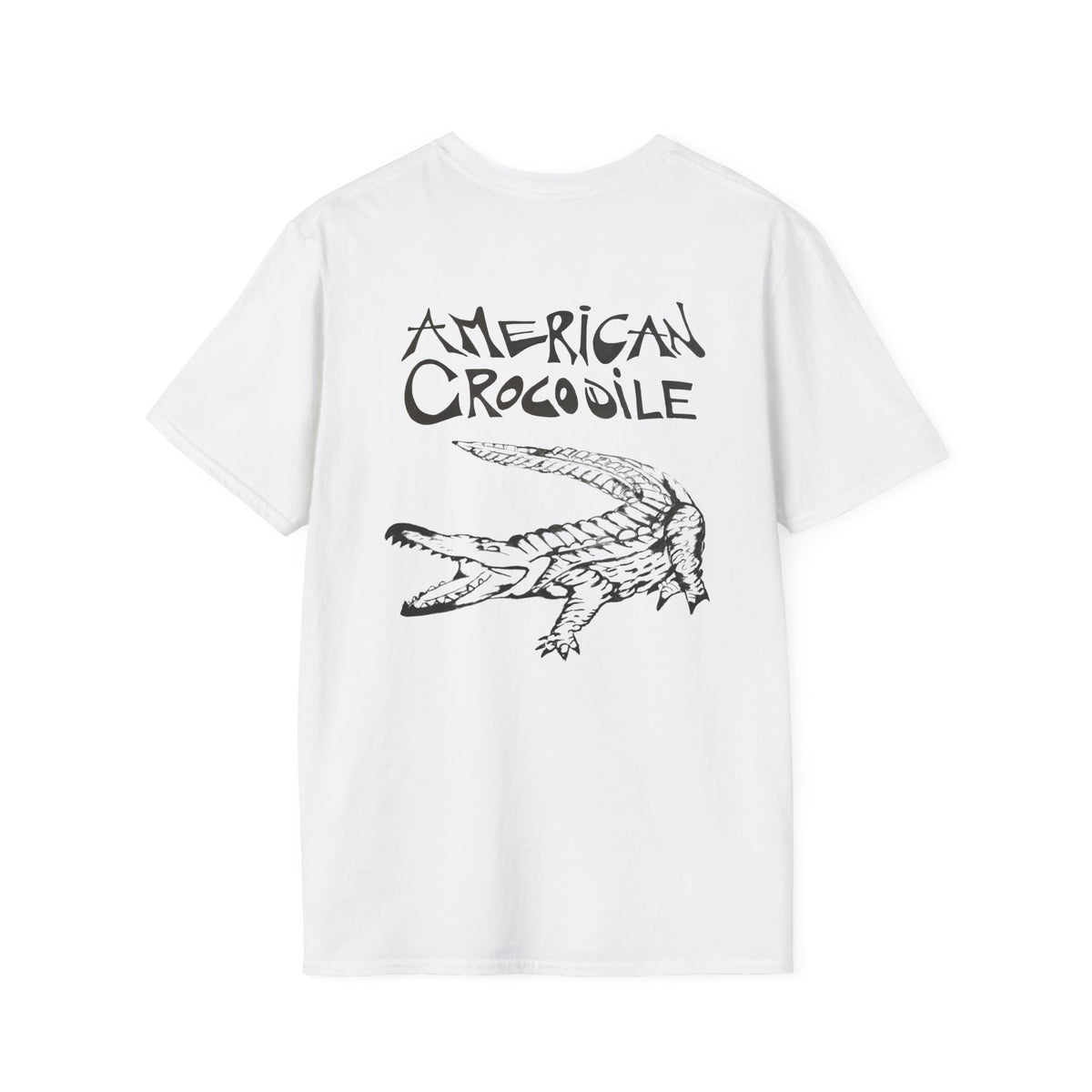 American Crocodile T-Shirt – Hand-Drawn Wildlife Art | Costa Rica