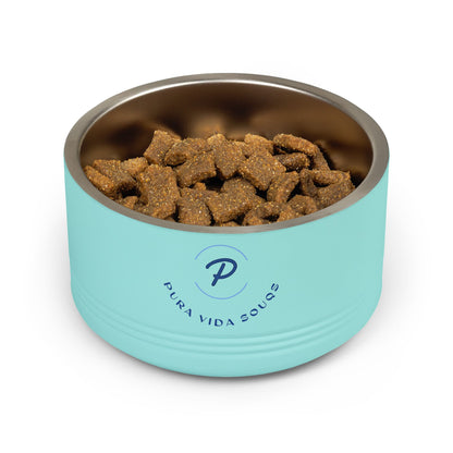Santa Teresa Pet Bowl – Dog & Cat Food Bowl with Original Hand-Drawn Lettering
