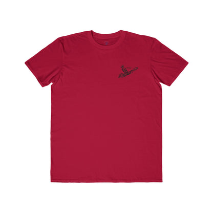 Scarlet Macaw Men's Lightweight T-Shirt – Hand-Drawn Costa Rica Wildlife Art | Pura Vida Souqs