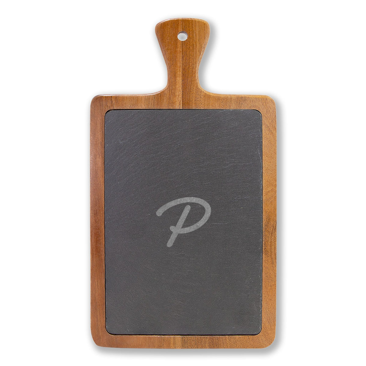 Pura Vida Souqs Acacia Wood & Slate Charcuterie Board – Cheese Serving Set