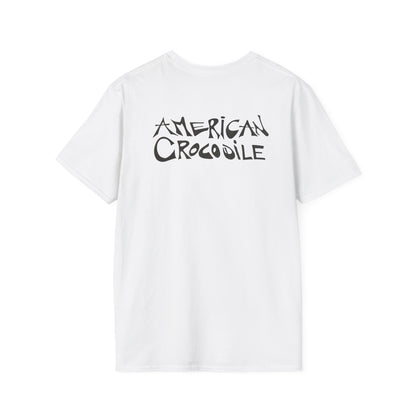 American Crocodile T-Shirt – Hand-Drawn Wildlife Art | Costa Rica